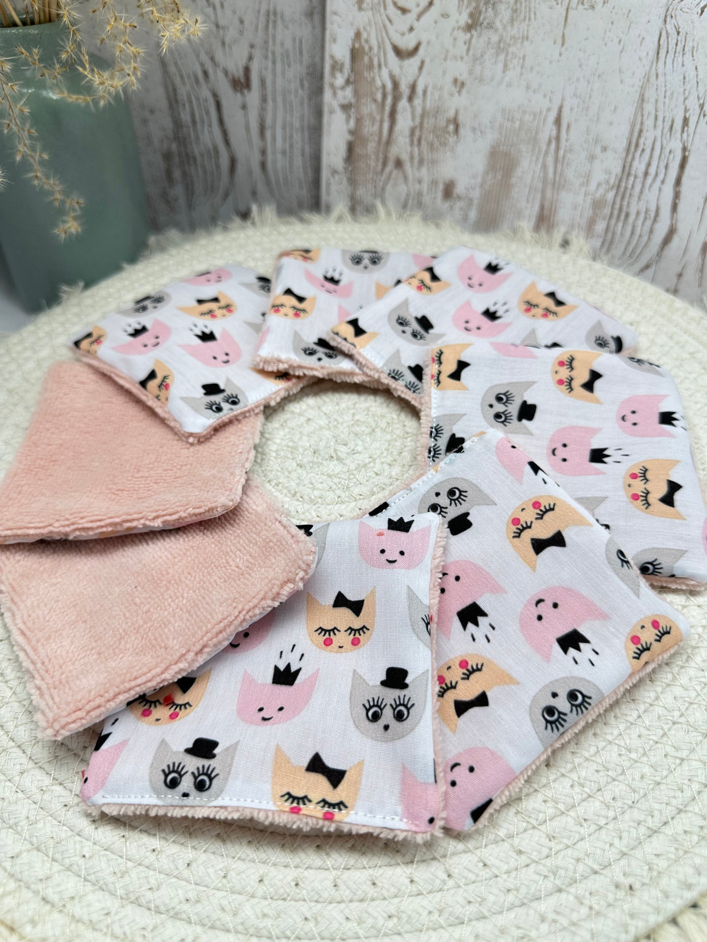 Lingettes bébé lavable à partir d’un lot de 8, lingettes zéro déchet - Ateliersdisa