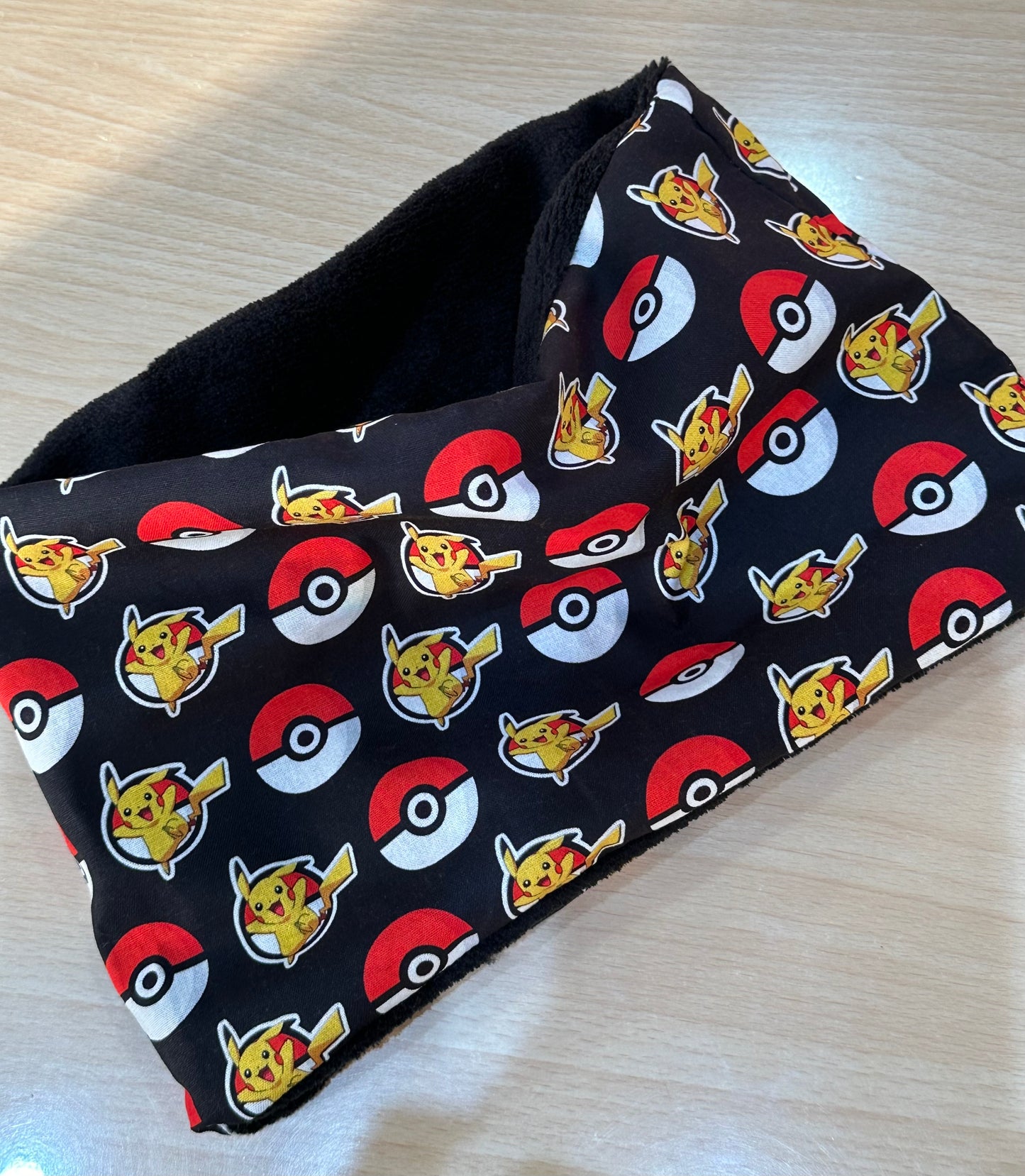 Snood cache cou enfant motifs Pokemon - Ateliersdisa