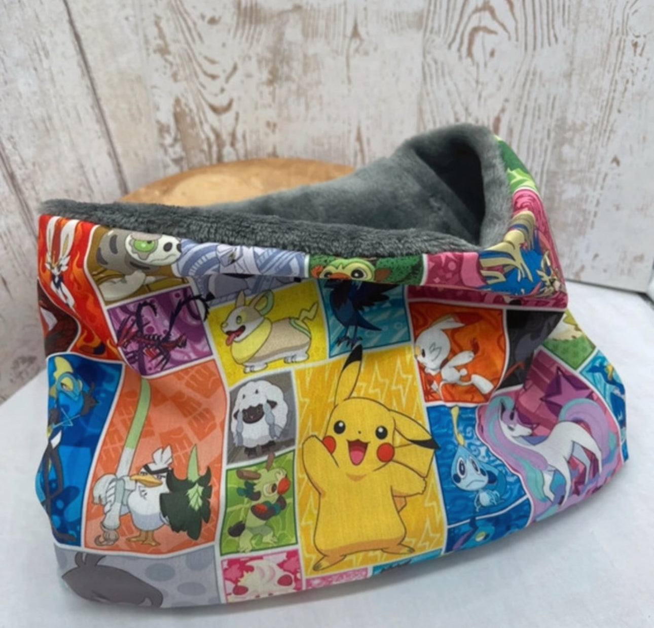 Snood cache cou enfant motifs Pokemon - Ateliersdisa