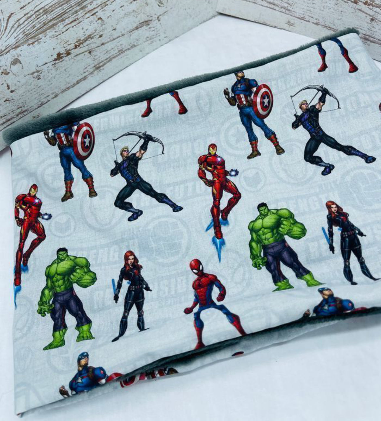 Snood garçon motifs Spiderman, cache cou Avengers Marvel - Ateliersdisa