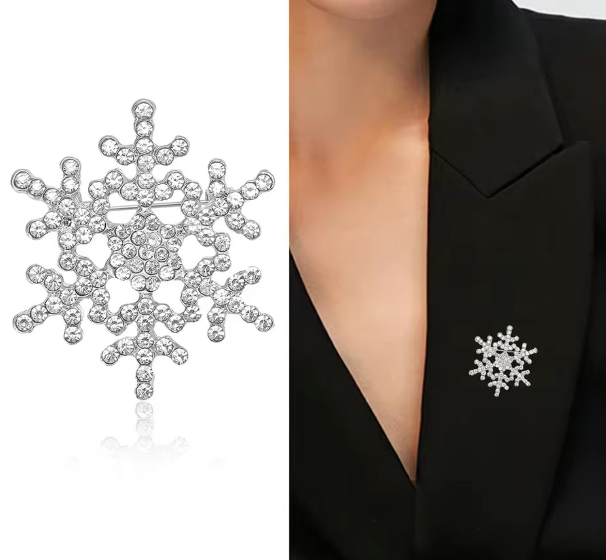 Broches fantaisie élégantes - Strass, cristal ou perles - Ateliersdisa