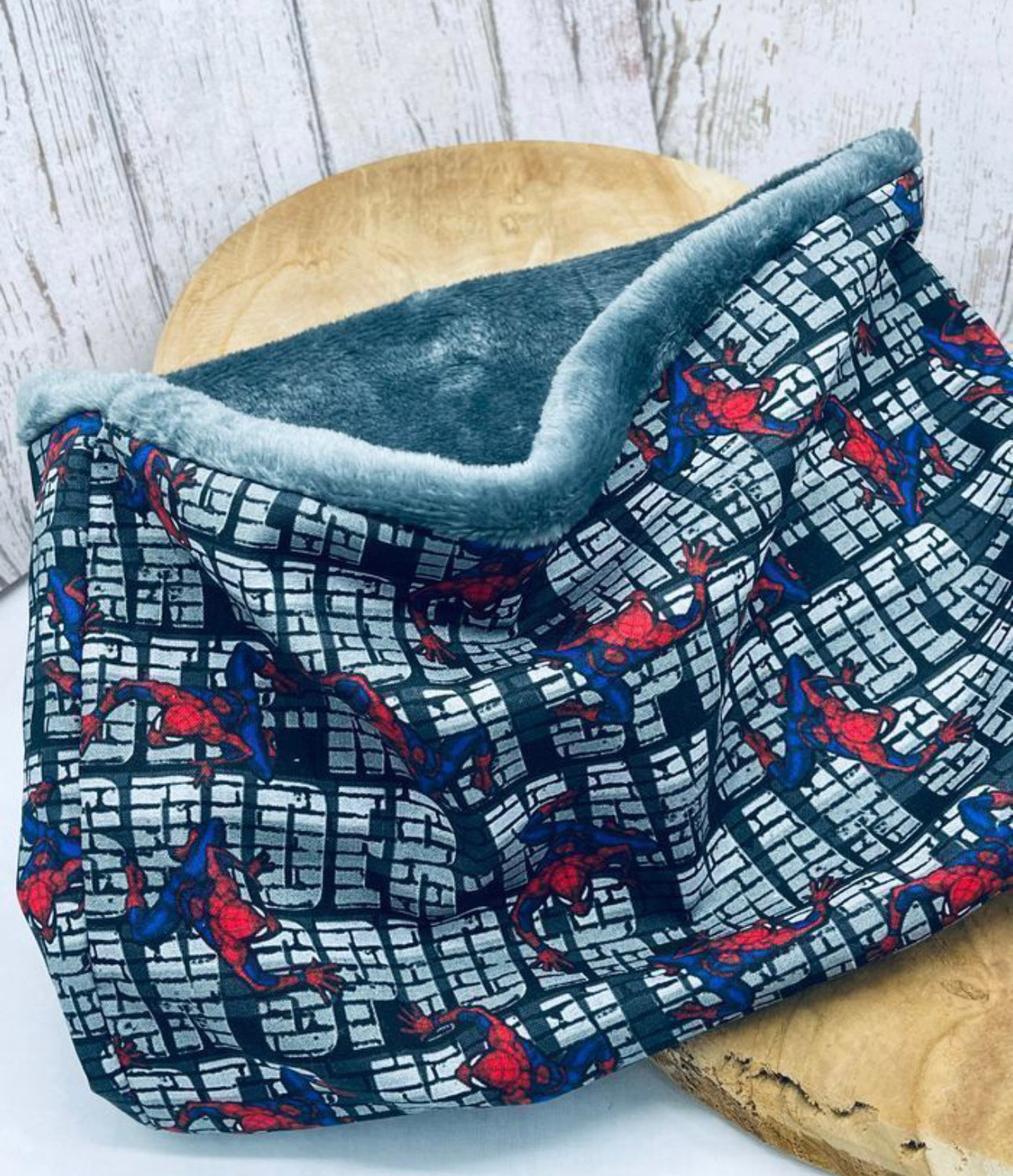 Snood garçon motifs Spiderman, cache cou Avengers Marvel - Ateliersdisa