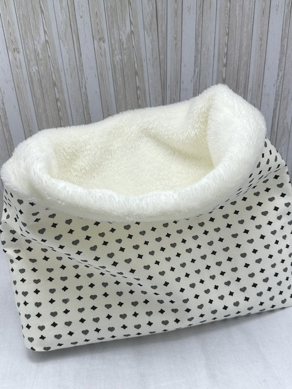 Snood enfant motifs étoile, cœur en polaire ou coton popeline - Ateliersdisa