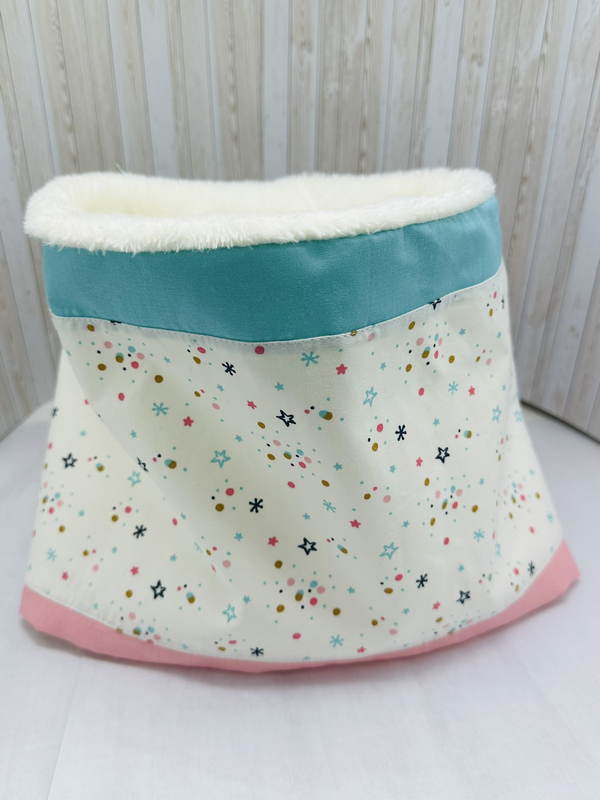 Snood enfant motifs étoile, cœur en polaire ou coton popeline - Ateliersdisa