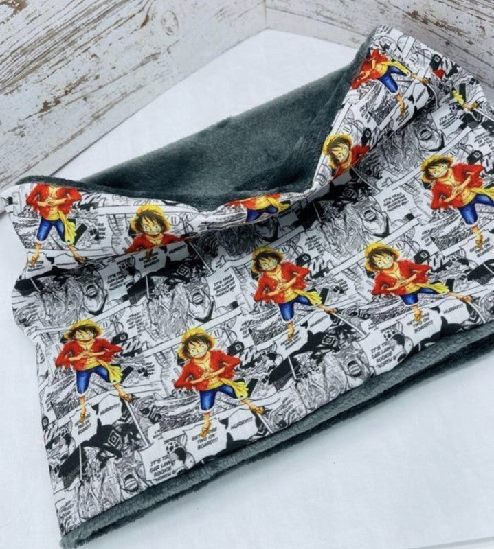 Snood garçon motifs Naruto, OnePiece - Ateliersdisa