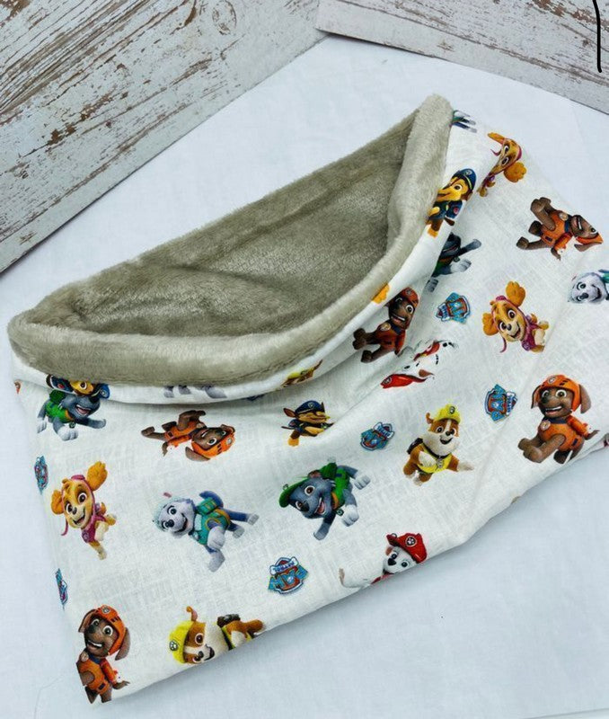 Snood cache cou enfant motifs Pat patrouille, camions, Cars Disney, fusée - Ateliersdisa