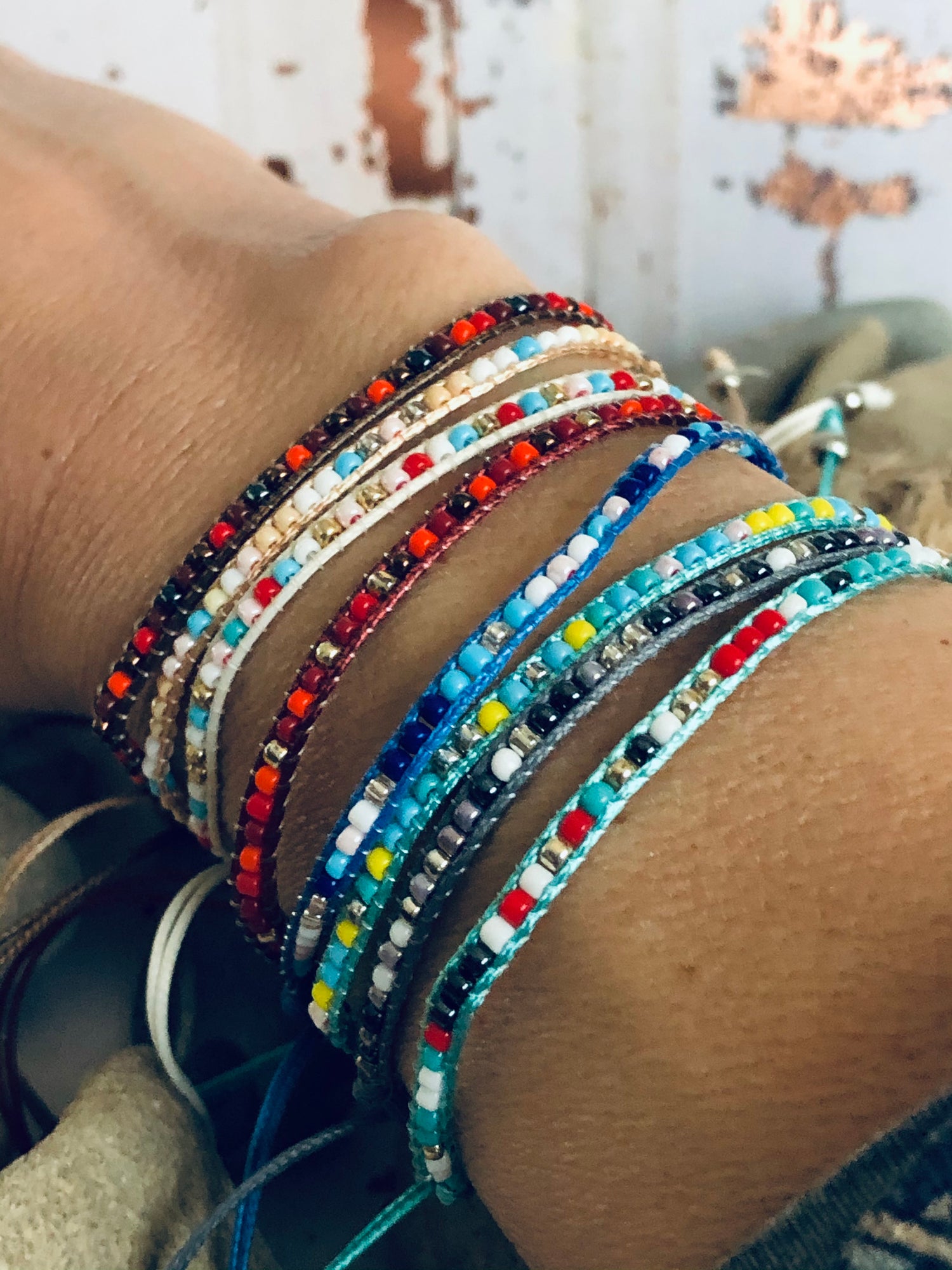 Bracelets perles Miyuki , Tila, Rocaille, Cristal…
