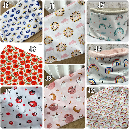 snood fille polaire motifs arc en ciel