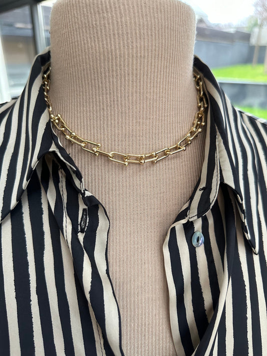 collier grosse maille U