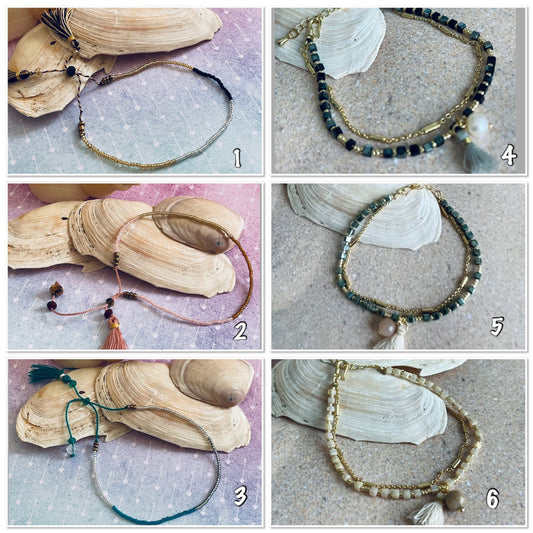 Bracelet perles Miyuki, bracelet fin en perles de Miyuki, bracelet femme perles,  plus sur Ateliersdisa