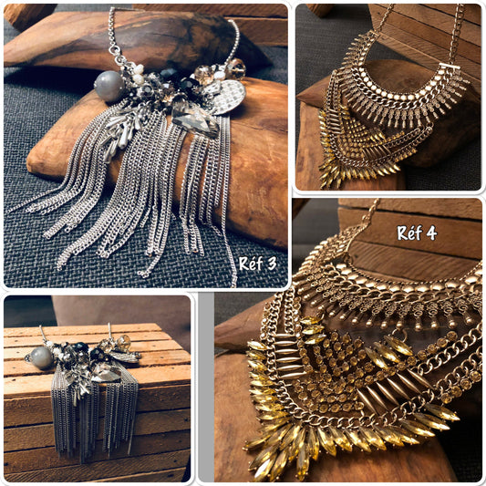 Collier plastron femme - Ateliersdisa