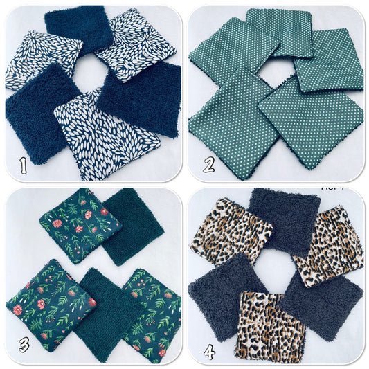 lingettes demaquillante en eponge coton