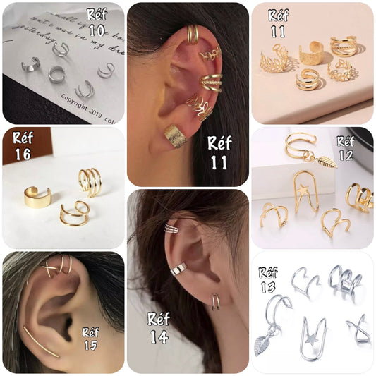 manchettes oreilles bagues oreilles