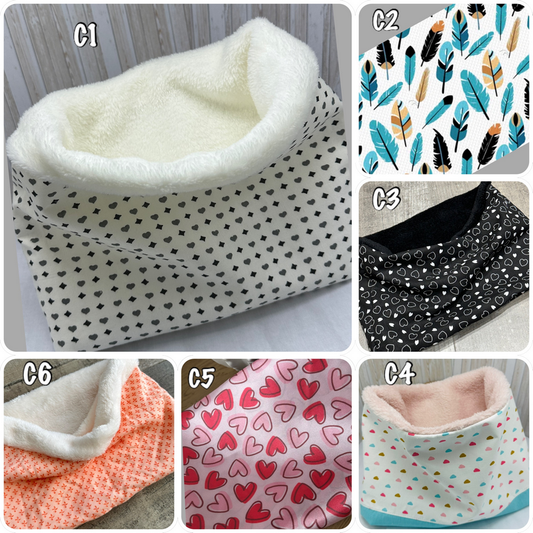 Snood enfant motifs cœur, étoiles en polaire ou coton popeline - Ateliersdisa