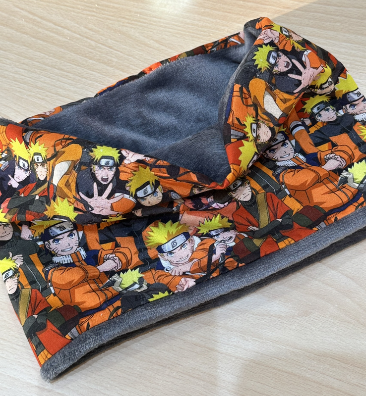 Snood garçon motifs Naruto, OnePiece - Ateliersdisa